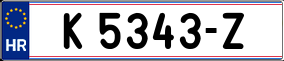 Truck License Plate
